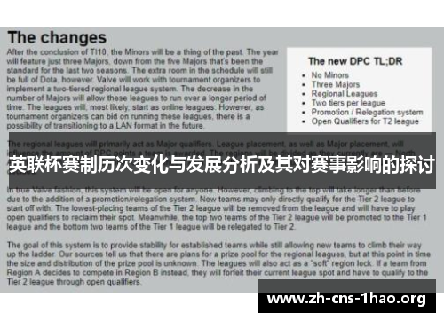 英联杯赛制历次变化与发展分析及其对赛事影响的探讨